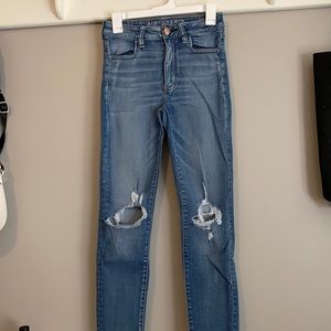 AEO Hi-Rise Jeggings! Size 6 Long!